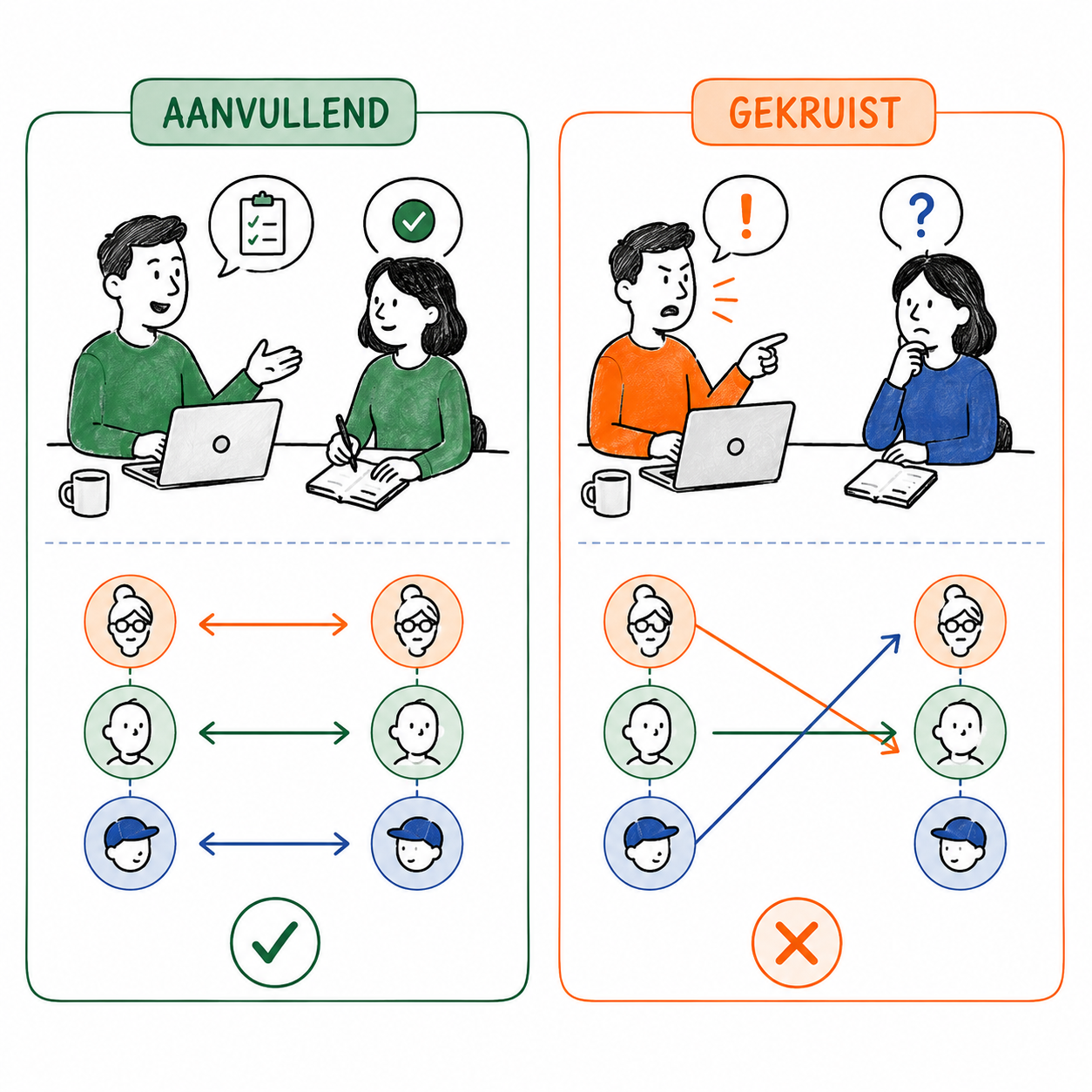 Aanvullende en gekruiste transacties